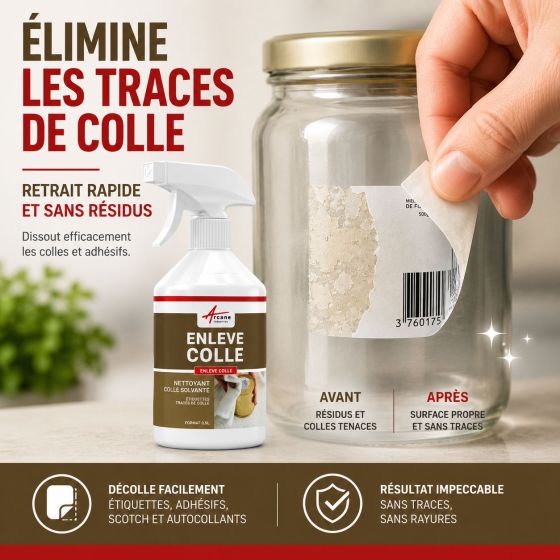 Solvant pour enlever colle et mastic - ENLEVE COLLE