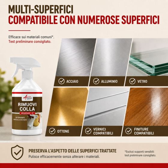 Rimuovi colla, Solvente per eliminare la colla - ARCAREMOV - 57