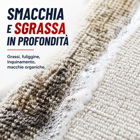 Detergente per tappeti, tende da sole, moquette, tele e tessuti