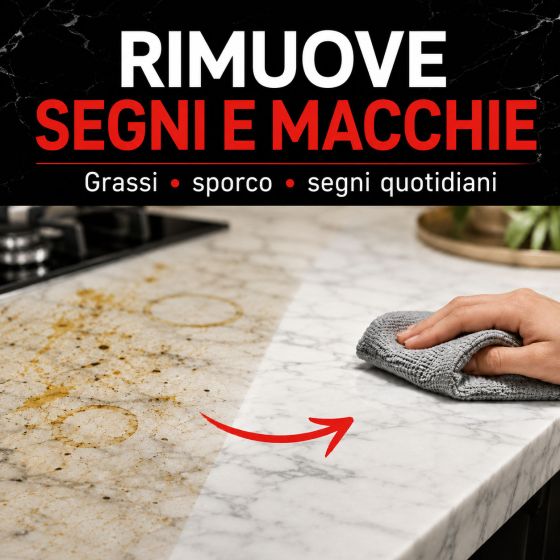 Detergente per marmo, granito e marmo