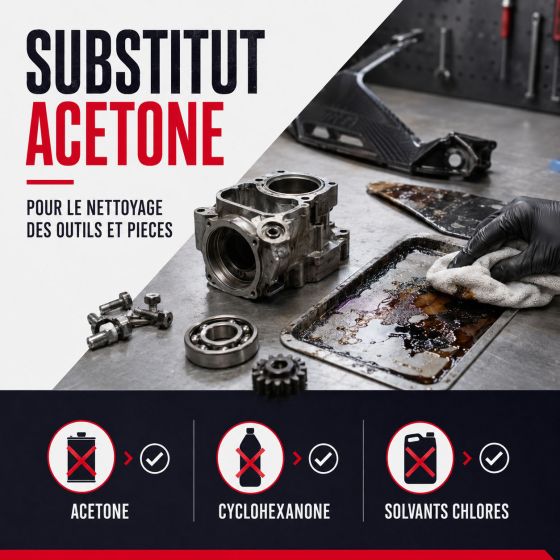 SOLVANT RÉSINE POLYESTER - Nettoyant résine polyester synthétique naturelle Gel coat Substitut acétone Collage élastomère