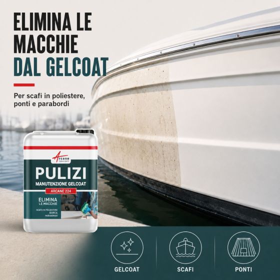 Detergente per manutenzione barche e scafi