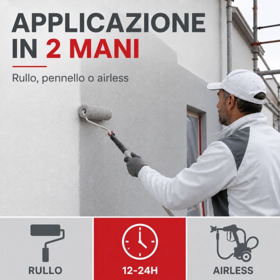 Pittura acrilica per esterni: per facciate esterne e stucco - ARCAFAÇADE RENOV