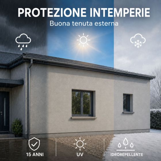 Pittura acrilica per esterni: per facciate esterne e stucco - ARCAFAÇADE RENOV