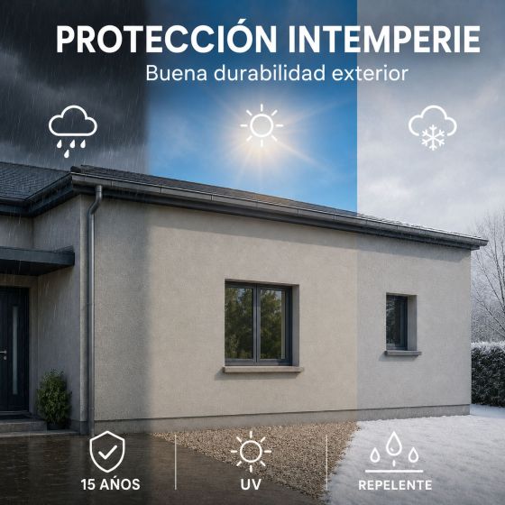 Pintura acrílica para exteriores, impermeable y duradera para fachadas exteriores - ARCAFAÇADE RENOV