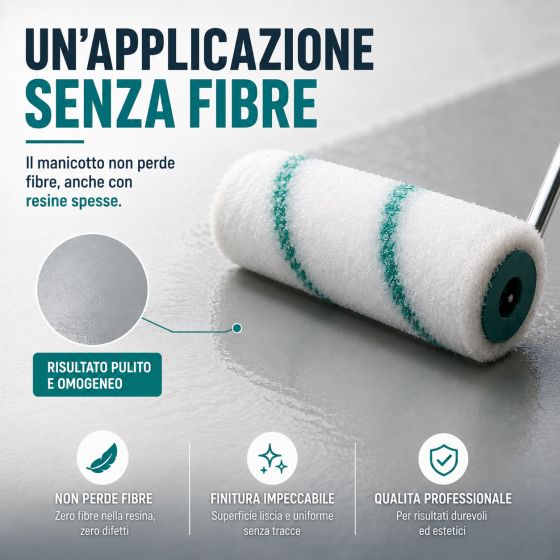 Rullo a pelo lungo per vernice: per facciate, piscine, esterni