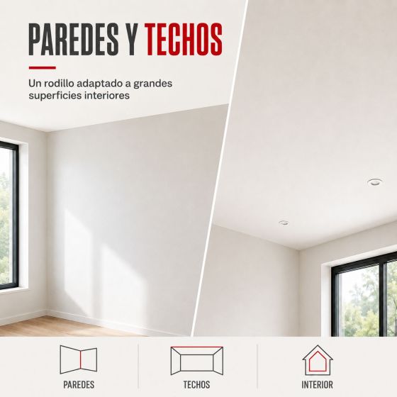 Rodillo de microfibra 12 mm