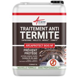 Traitement Bois Anti Termite - Transparent - 5 L