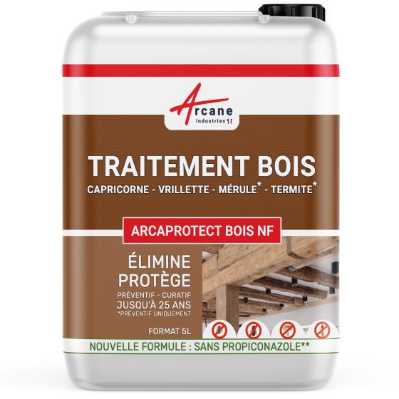 Traitement bois extérieur, intérieur - ARCAPROTECT BOIS NF