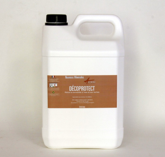 DECOPROTECT - protection eau gras peinture minerale argile chaux