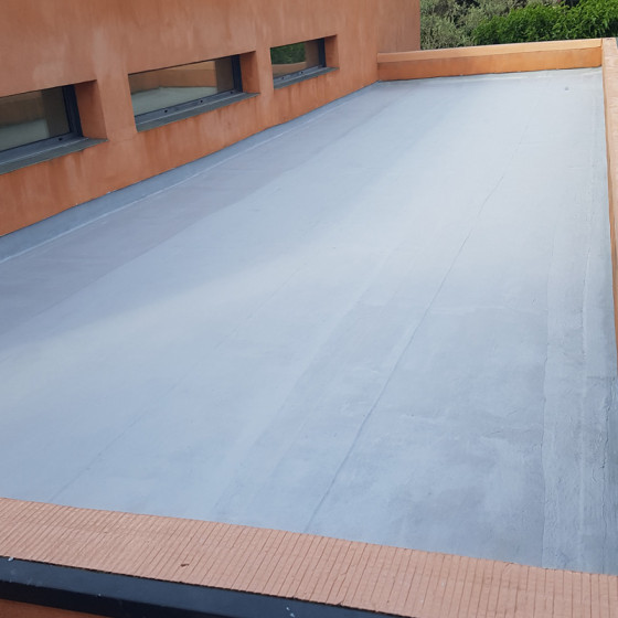 Impermeabilizzazione del tetto terrazza - Resina Poliuretanica Colorata: ARCATHAN 4 kg Grigio