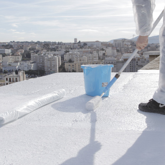 Dakafdichting terras - Gekleurde Polyurethaan Hars: ARCATHAN