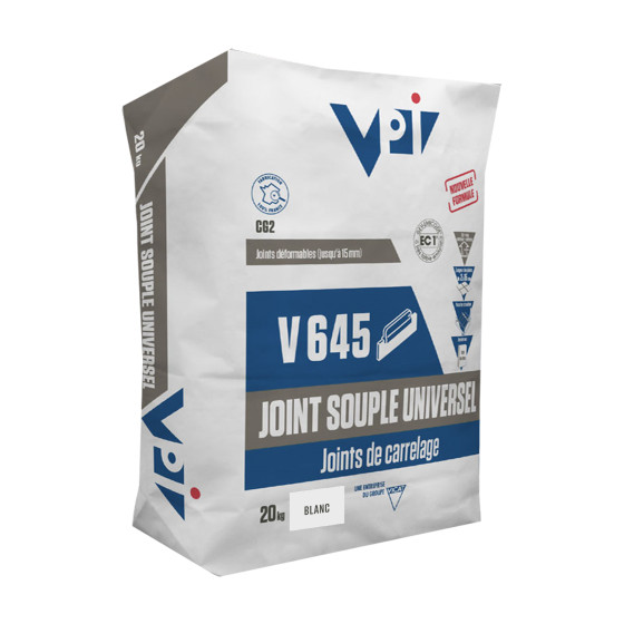 Joint de carrelage hydrofuge souple pour terrasse piscine sol chauffant