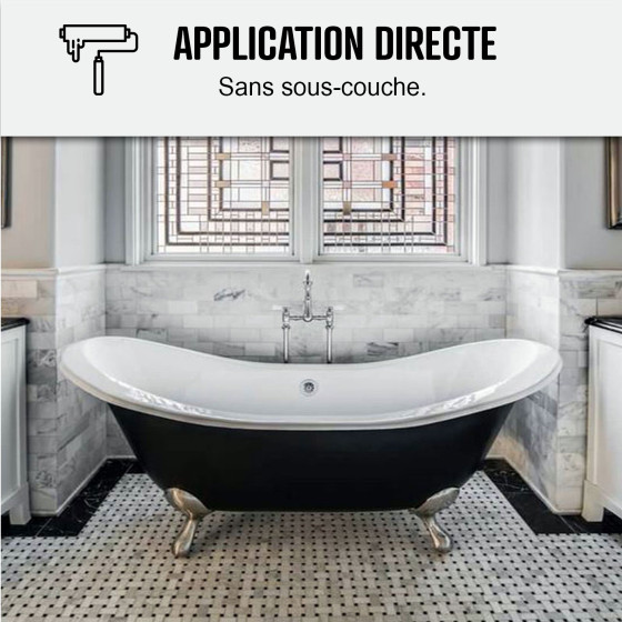 peinture pour baignoire - PEINTURE BAIGNOIRE LAVABO