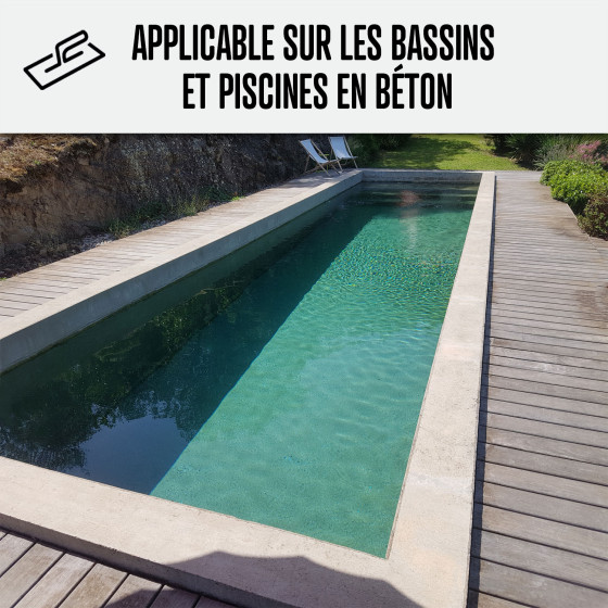 ARCACIM PISCINE - Enduit d'imperméabilisation hydrofuge piscine bassin hydrofuge à base de ciment citerne bac tampon