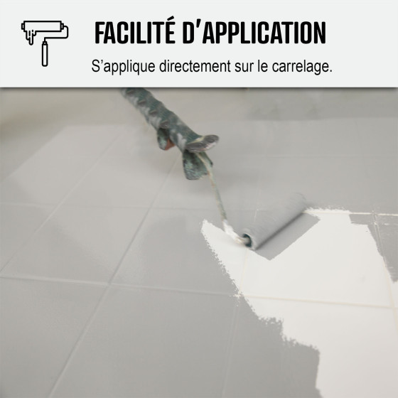 RÉSINE CARRELAGE - peinture carrelage cuisine salle de bain résine renovation revêtement mural