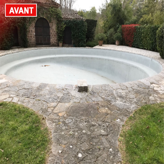 Pintura piscina de poliuretano para cubiertas de poliéster, hormigón