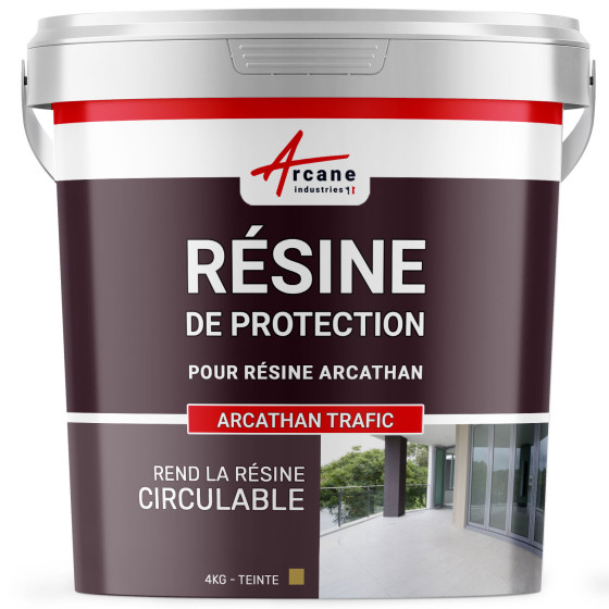 Résine de finition circulable ARCATHAN TRAFIC-4Kg-Beige-proche-RAL-1001-Couleur / Aspect Résine de finition circulable ARCATHAN TRAFIC-4Kg-Beige-proche-RAL-1001-Couleur / Aspect