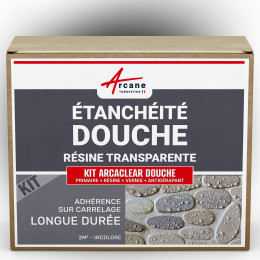 Kit étanchéité douche et salle de bain transparente : KIT ARCACLEAR DOUCHE-Transparent-Couleur / Aspect