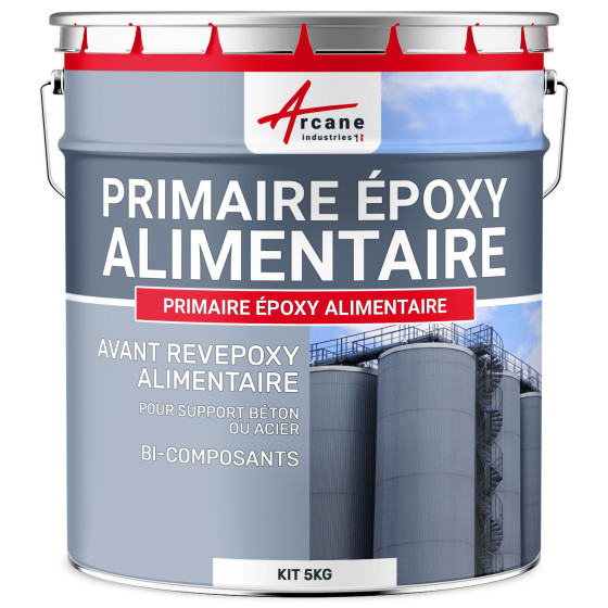 PRIMAIRE EPOXY ALIMENTAIRE-Kit5kg-Transparent-Aspect / Couleur
