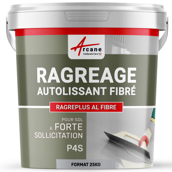 Ragréage autolissant fibré sol autolissant - RAGREPLUS AL FIBRE-25Kg-Gris-Aspect / Couleur Ragréage autolissant fibré sol autolissant - RAGREPLUS AL FIBRE-25Kg-Gris-Aspect / Couleur