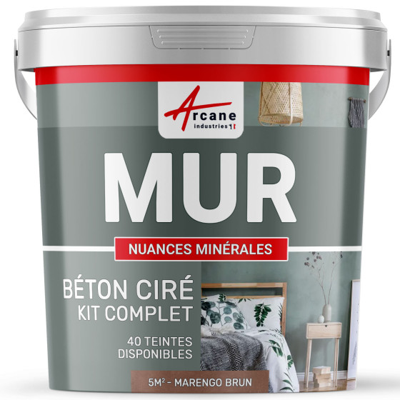 KIT BTON CIR MURS-kit5m2-Mate-Marengo-Brun-Aspect / Couleur