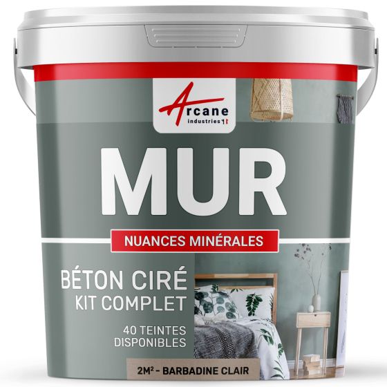 KIT BTON CIR MURS-kit2m2-Mate-Barbadine-Clair-Aspect / Couleur
