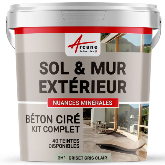 1-Main-KIT BETON CIRE EXTERIEUR - kit2m2-Griset-Gris-clair-Aspect / Couleur