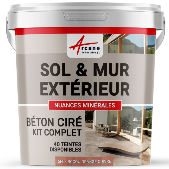 1-Main-KIT BETON CIRE EXTERIEUR - kit5m2-Rocou-orange-cuivre-Aspect / Couleur 1-Main-KIT BETON CIRE EXTERIEUR - kit5m2-Rocou-orange-cuivre-Aspect / Couleur