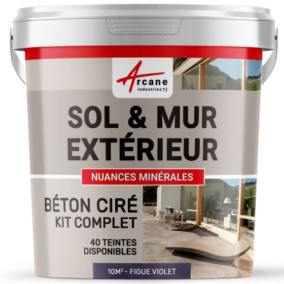 1-Main-KIT BETON CIRE EXTERIEUR - kit10m2-Figue-Aspect / Couleur 1-Main-KIT BETON CIRE EXTERIEUR - kit10m2-Figue-Aspect / Couleur