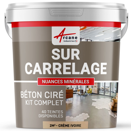 1-Main-KIT BETON CIRE SUR CARRELAGE-kit2m2-Creme-Ivoire-Aspect / Couleur 1-Main-KIT BETON CIRE SUR CARRELAGE-kit2m2-Creme-Ivoire-Aspect / Couleur
