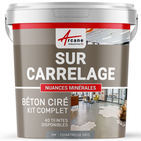 1-Main-KIT BETON CIRE SUR CARRELAGE-kit5m2-Chartreux-Gris-Aspect / Couleur