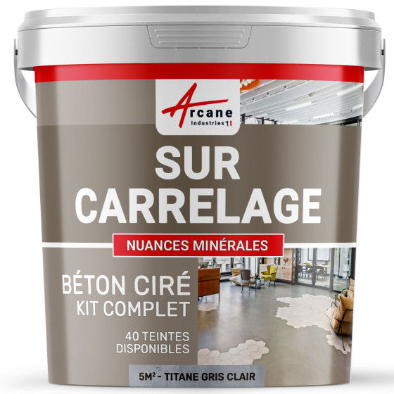 1-Main-KIT BETON CIRE SUR CARRELAGE-kit5m2-Titane-Gris-clair-Aspect / Couleur 1-Main-KIT BETON CIRE SUR CARRELAGE-kit5m2-Titane-Gris-clair-Aspect / Couleur