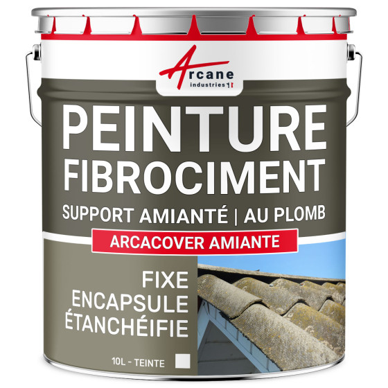 Résine d'Etanchéité pour support amiante : ARCACOVER AMIANTE - Blanc - Couleur/Aspect