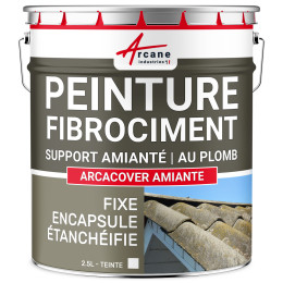 Peinture fibro ciment et encapsulage support amianté et plomb : ARCACOVER AMIANTE