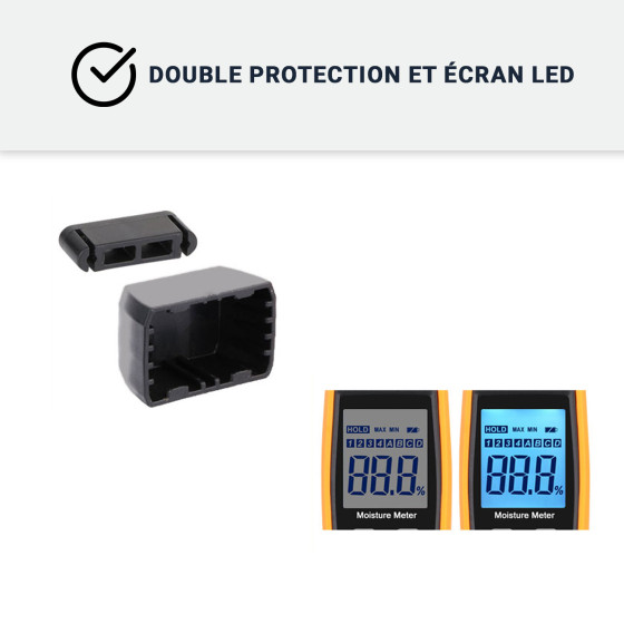 Vochtmeter, vochtigheidstester voor beton, pleister, mortel