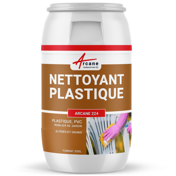 Nettoyant rénovateur plastique blanc pvc jauni