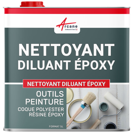 Diluant peinture epoxy solvant nettoyage - Nettoyant Matériel d'application EPOXY, Nettoyant coque