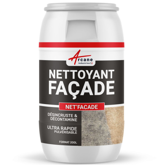 Produit nettoyant facade rapide et puissant : NET'FACADE Produit nettoyant facade rapide et puissant : NET'FACADE