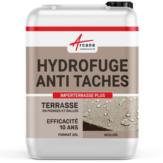 Hydrofuge oléofuge terrasse - Imperméabilisant solvanté effet longue durée : IMPERTERRASSE PLUS-20L-Incolore-Couleur / Aspect Hydrofuge oléofuge terrasse - Imperméabilisant solvanté effet longue durée : IMPERTERRASSE PLUS-20L-Incolore-Couleur / Aspect