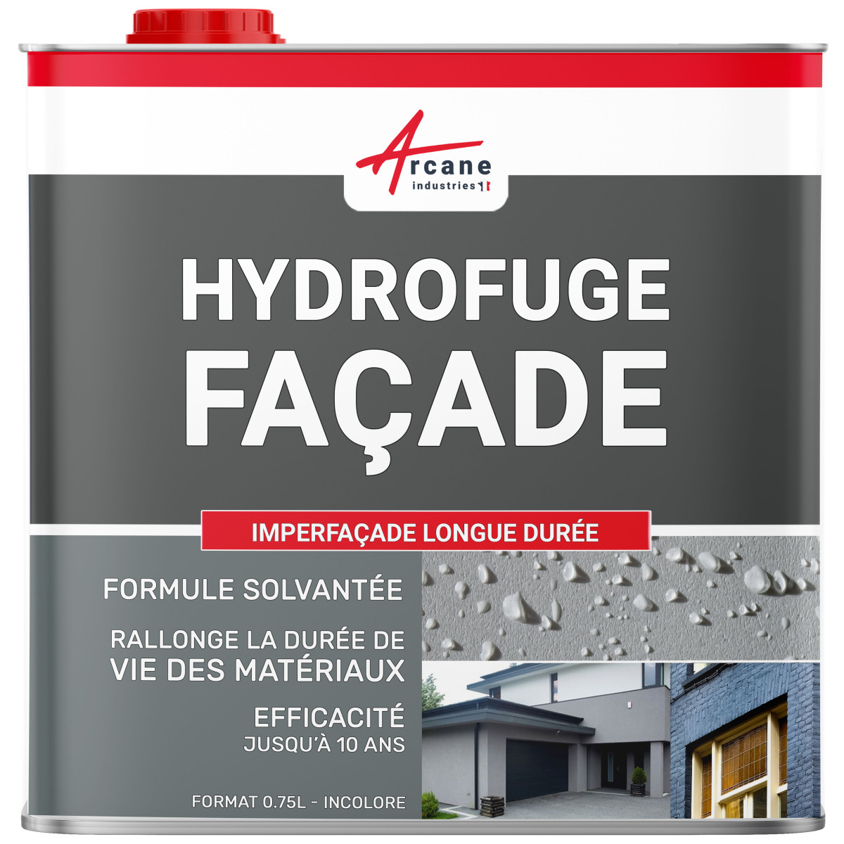 Hydrofuge façade