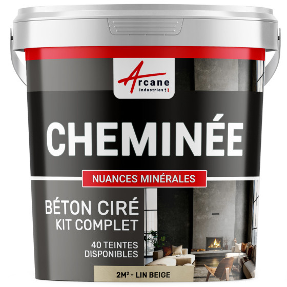 Kit Béton Ciré Cheminée - Aspect / couleur