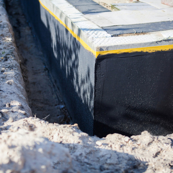 Bitumineuze Waterdichtmakende Pleister voor Fundering Metselwerk Huis: ARCAFONDATION