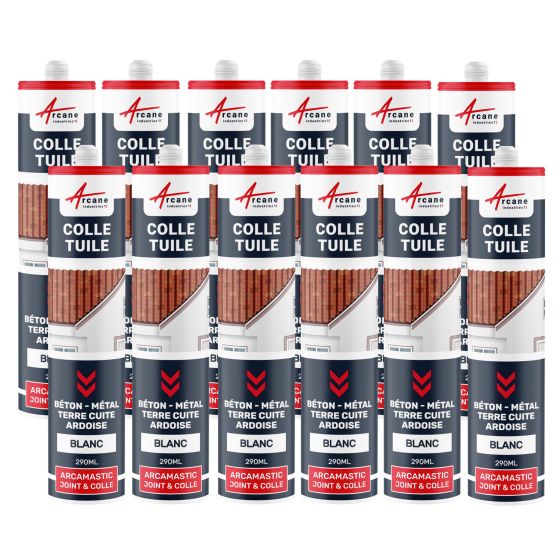 Mastic Colle Tuiles Polyuréthane Hybride: ARCAMASTIC JOINT ET COLLE - Couleur / Aspect Mastic Colle Tuiles Polyuréthane Hybride: ARCAMASTIC JOINT ET COLLE - Couleur / Aspect