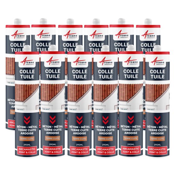 Mastic Colle Tuiles Polyuréthane Hybride: ARCAMASTIC JOINT ET COLLE - Couleur / Aspect