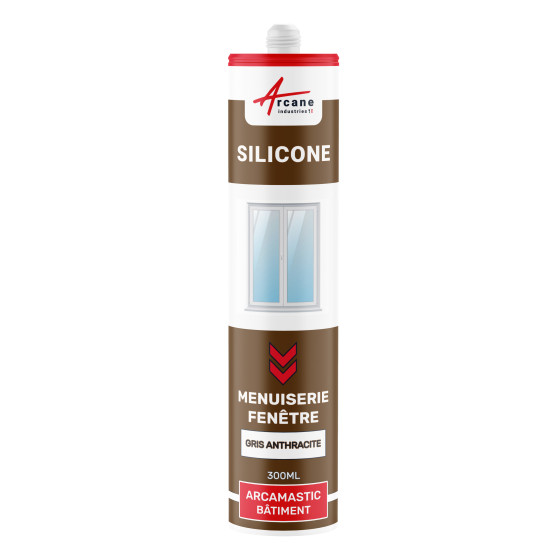 Mastic Silicone pour fenêtres et menuiseries : ARCAMASTIC BATIMENT - Couleur / Aspect  :