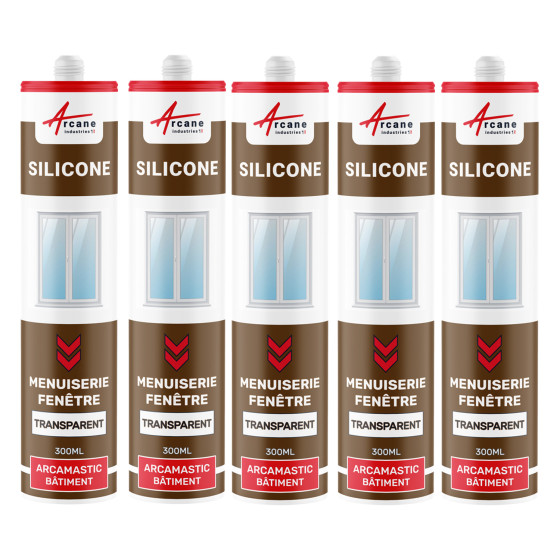 Mastic Silicone pour fenêtres et menuiseries : ARCAMASTIC BATIMENT - Couleur / Aspect  :
