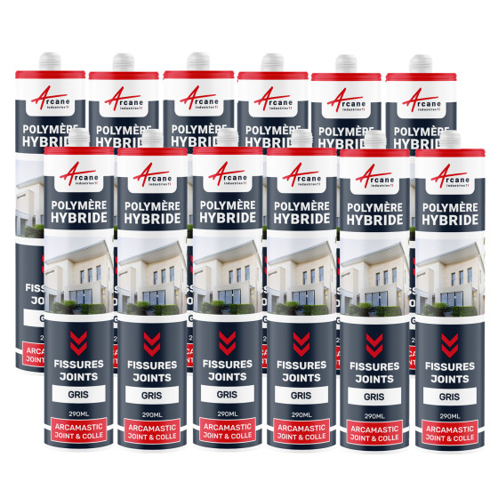 Mastic Polymere Hybride Fissures et Joints : ARCAMASTIC JOINT ET COLLE - Couleur / Aspect  :