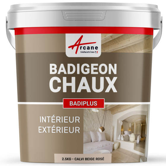 Badigeon Chaux Mur Intérieur et Facade Extérieure - BADIPLUS