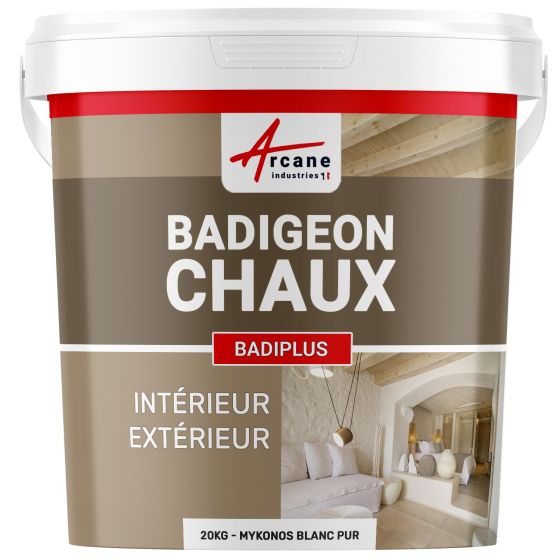 Badigeon Chaux Mur Intérieur et Facade Extérieure - BADIPLUS